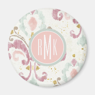 Aimant Monogramme  Motif Soft Deco