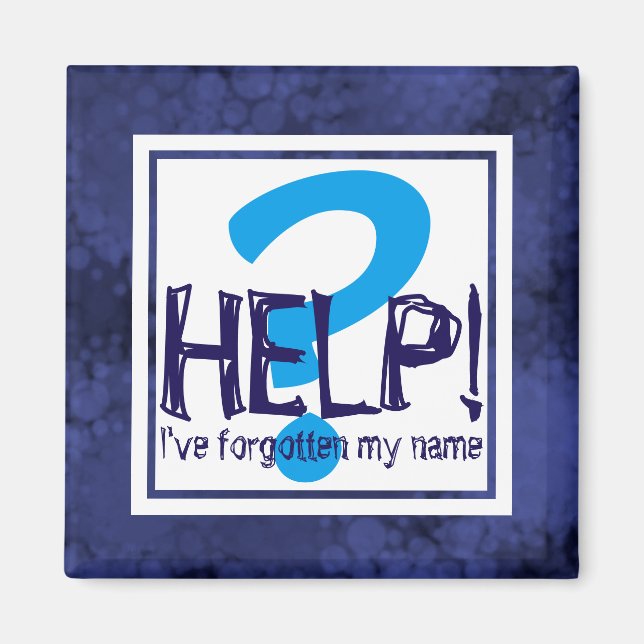 Aimant Monogramme parodique (Devant)