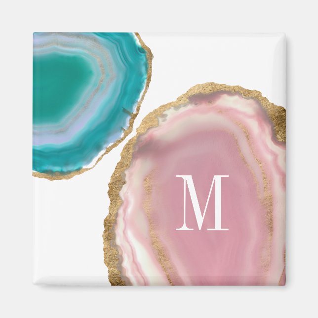 Aimant Monogramme | Pierres Gem I (Devant)