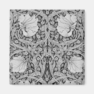 Aimant Monotone gris Pimpernel, William Morris