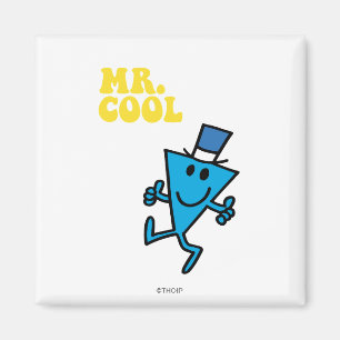 Aimant Monsieur le Cool Lettres jaunes