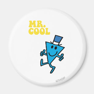 Aimant Monsieur le Cool Lettres jaunes