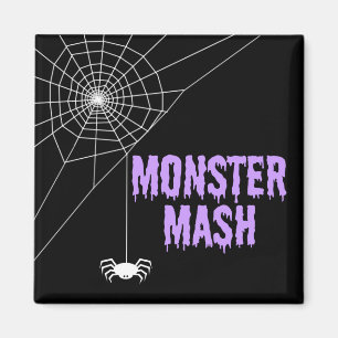 Aimant Monster Mash Halloween Spider Web