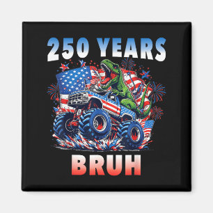 Aimant Monster Truck Dinosaure États-Unis 250 Ans Bruh po