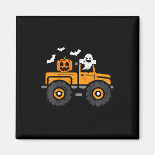 Aimant Monster Truck Fantôme Citrouille Halloween Costume