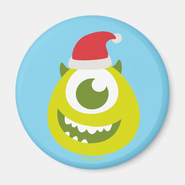 Aimant Monsters Inc. | Mike à Santa Hat (Devant)