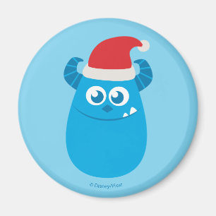 Aimant Monsters Inc.   Sulley Santa Hat Smile