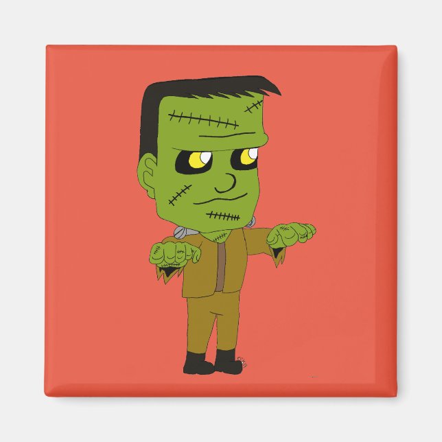 Aimant monstre chibi (Devant)