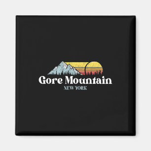 Aimant Mont Gore, New York, Ski Snowboard Skiing Neige