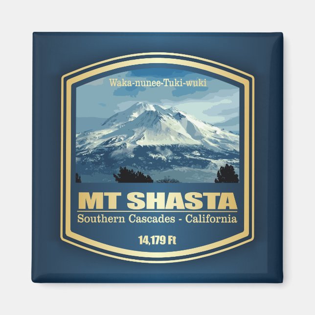 Aimant Mont Shasta (PF) (Devant)