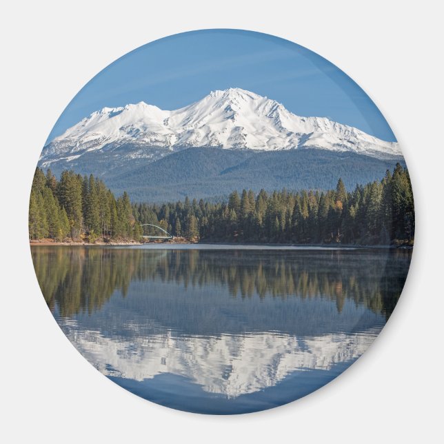 AIMANT MONT SHASTA REFLÉTÉ (Devant)
