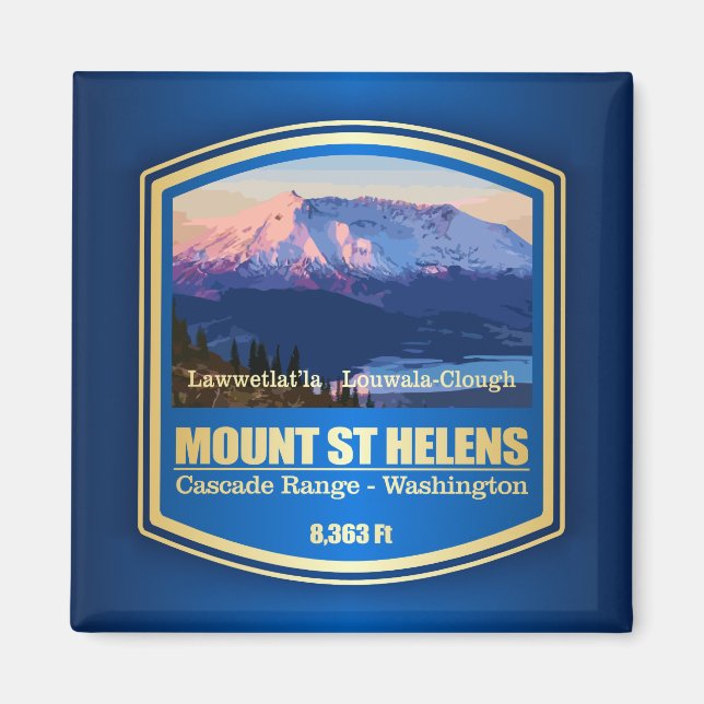 Aimant Mont St Helens (PF) (Devant)