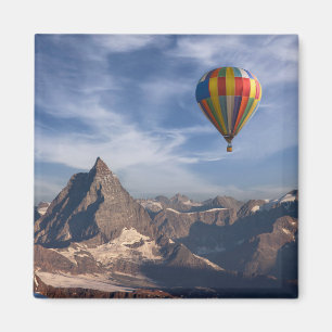 Aimant Montagnes Balloon à air chaud Matterhorn Alpes s