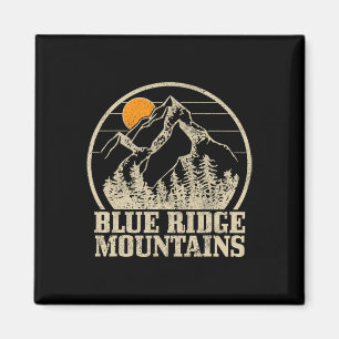 Aimant Montagnes Blue Ridge Vintage Montagnes Etats-Unis 