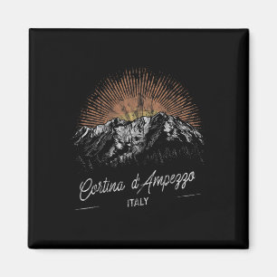 Aimant Montagnes de Cortina D'ampezzo Italie Randonnée Ex