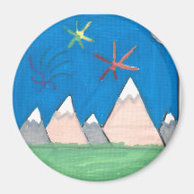 Montagnes et Feux d'Artifice