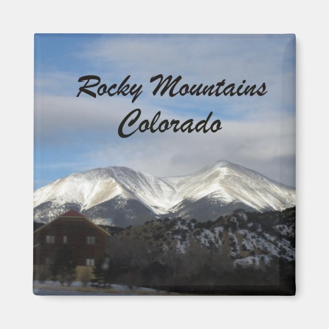 Aimant Montagnes Rocheuses, Colorado (Devant)