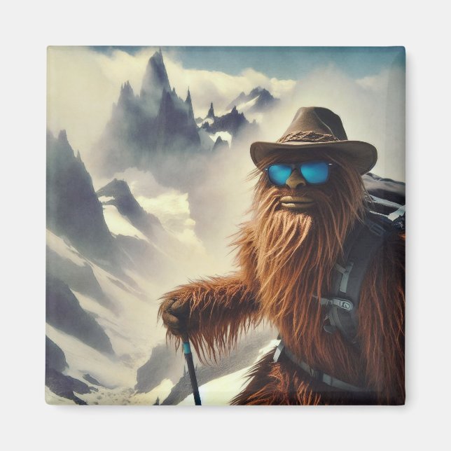 Aimant Montagnes Sasquatch (Devant)
