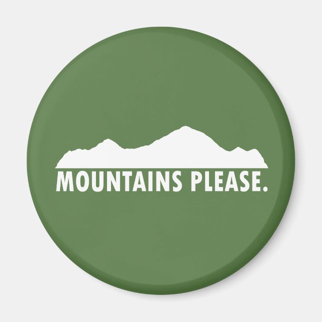 Aimant Montagnes S'Il Vous Plaît (Devant)