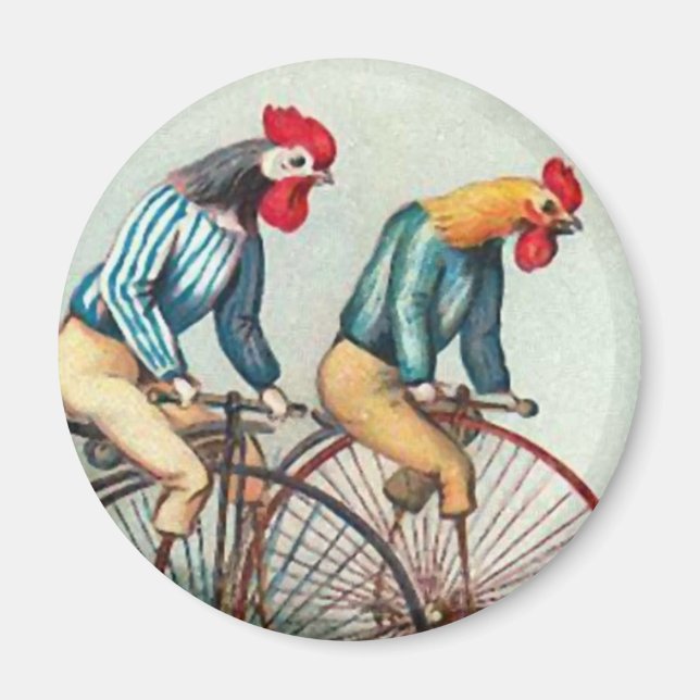 Aimant Monter des coqs (Devant)