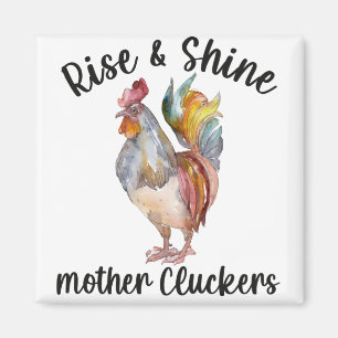 Aimant Monter Et Briller Mère Cluckers Chemise Drôle Poul