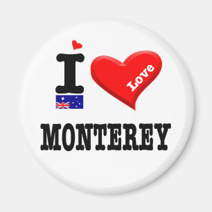 Aimant MONTEREY - amour d'I