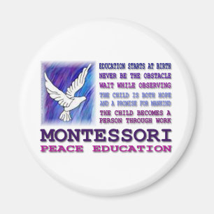 Aimant Montessori Dove