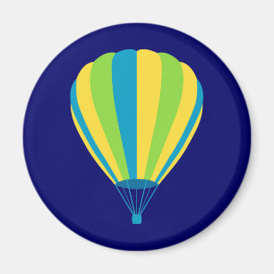 Aimant montgolfière de fond de soleil