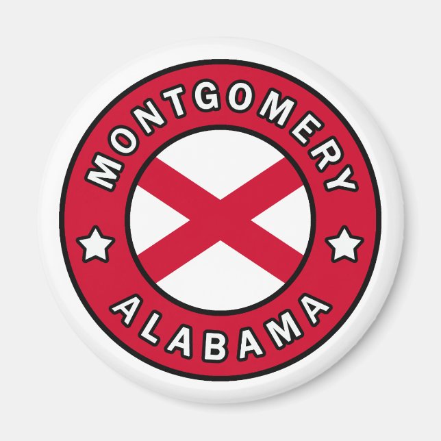 Aimant Montgomery Alabama (Devant)