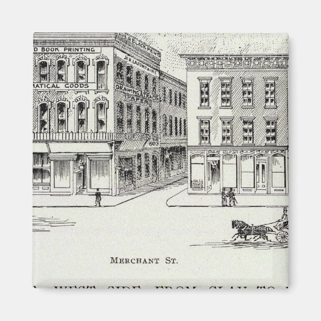 Aimant Montgomery West side Clay et Washington (Devant)
