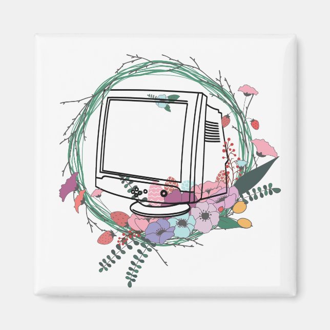 Aimant Montre et couronne (Devant)