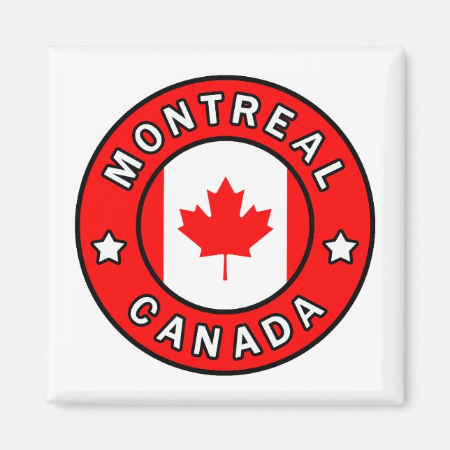 Aimant Montréal Canada (Devant)