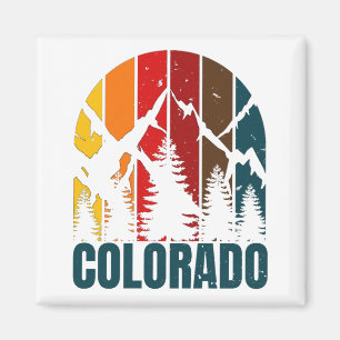 Aimant Monts du Colorado Rétro