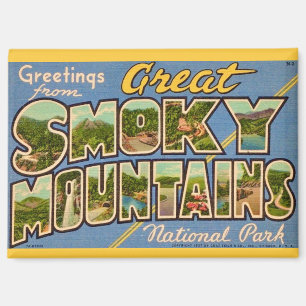 Aimant Monts Retro Great Smoky