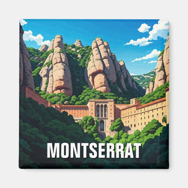 Aimant Montserrat Espagne (Devant)
