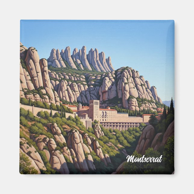 Aimant Montserrat Spain (Devant)