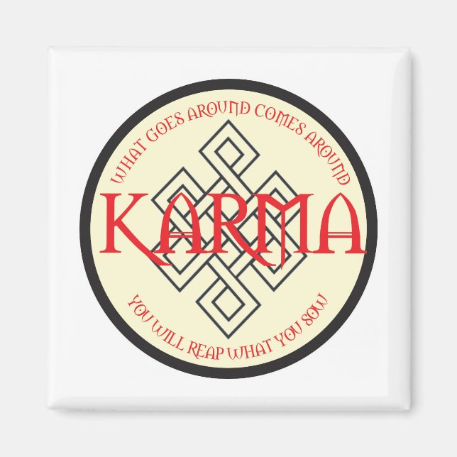 Aimant Monty & Strong - Karma (Devant)