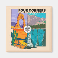 Monument national des quatre coins avec parcs nati