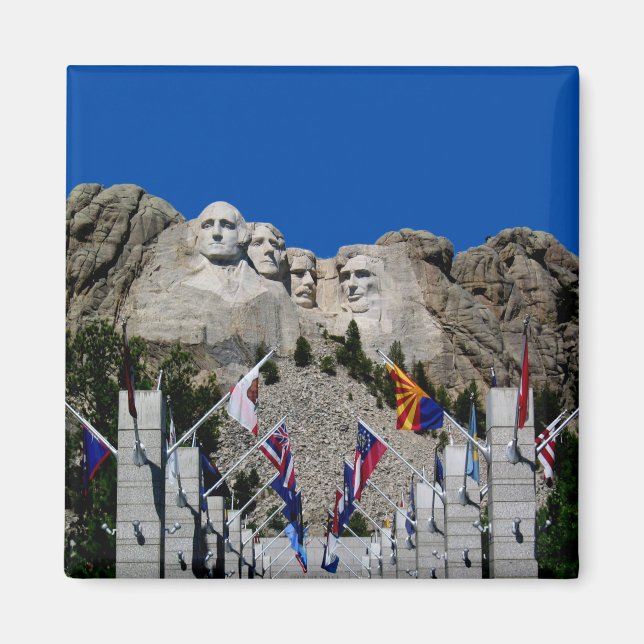 Aimant Monument national du Mont Rushmore Dakota du Sud (Devant)