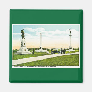 Aimant Monuments chez Antietam, le Maryland