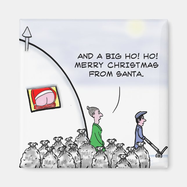 Aimant Mooning père Noël (Devant)