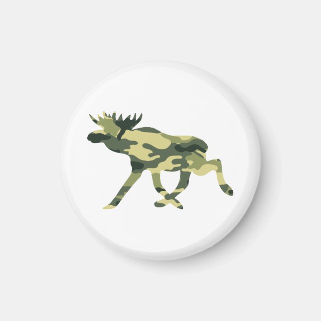 Aimant Moose / Elk Woodland Camouflage / Camo (Devant)