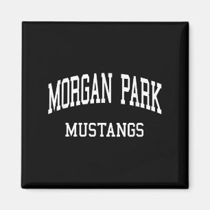 Aimant Morgan Park High School Hs Chicago Il Retro Sports