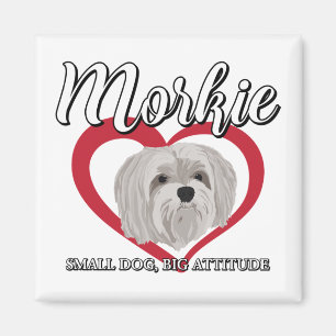 Aimant Morkie - Petit chien grande attitude 3