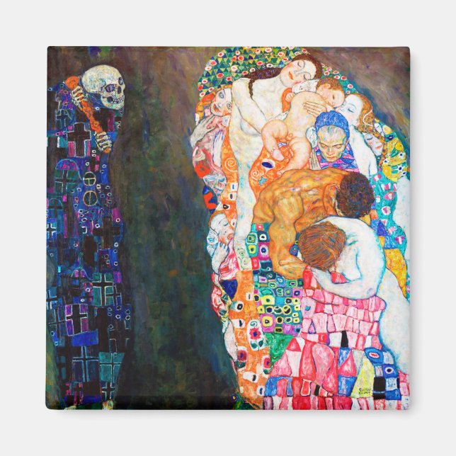 Aimant Mort et vie, Gustav Klimt (Devant)