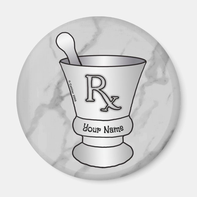 Aimant Mortier et pilon (Devant)