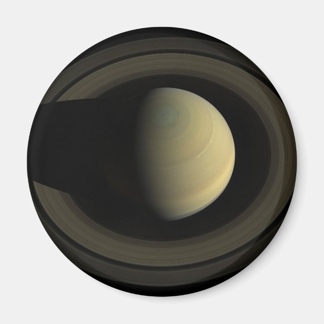 Aimant Mosaïque De La Planète Saturne Et Ses Principaux A (Devant)