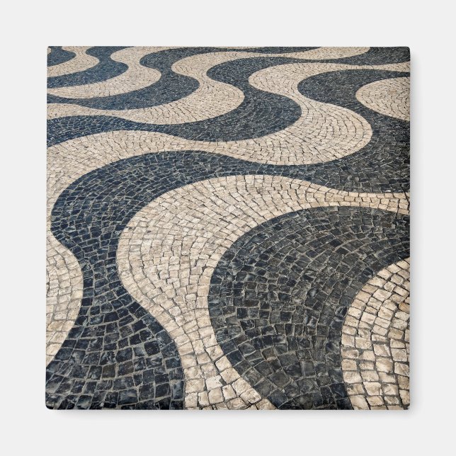 Aimant Mosaïque de Lisbonne, Portugal (Devant)