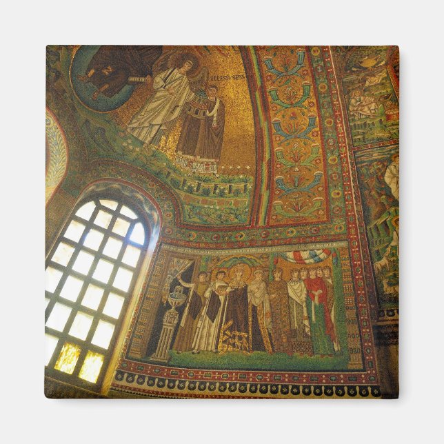 Aimant Mosaïque de Ravenne, Italie (Devant)