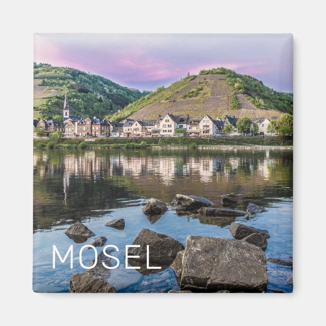 Aimant Moselle Ediger Eller Sunset River Cochem Souvenir (Devant)